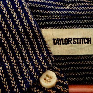 Taylor Stitch Sz 42 The Jack in Roped Indigo - 100% Organic Cotton